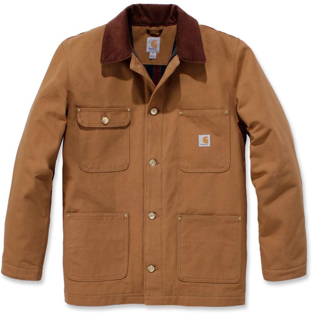 Куртка Carhartt Firm Duck Chore Coat, коричневый