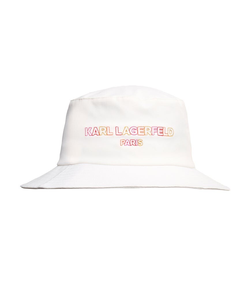 

Кепка из сажи multi logo klp белая Karl Lagerfeld, белый
