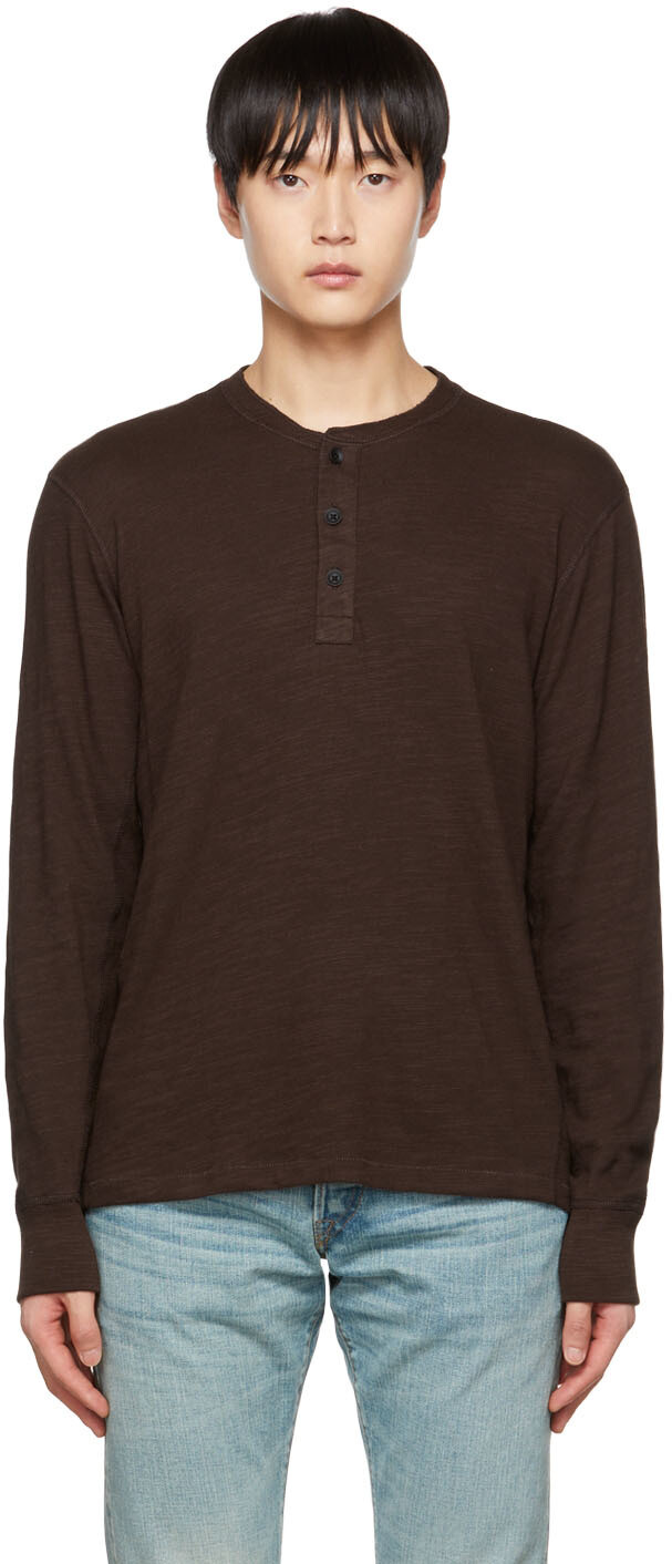 

Коричневый Классик Флейм Хенли rag & bone