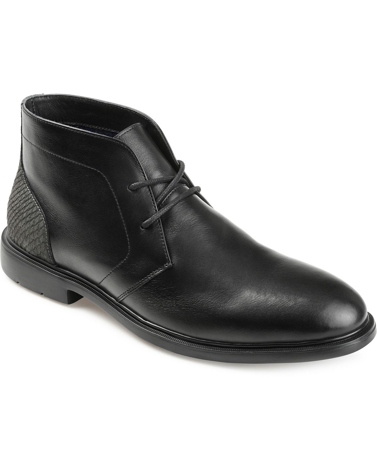 Мужские ботинки чукка aldridge с простым носком Thomas & Vine, черный цена и фото