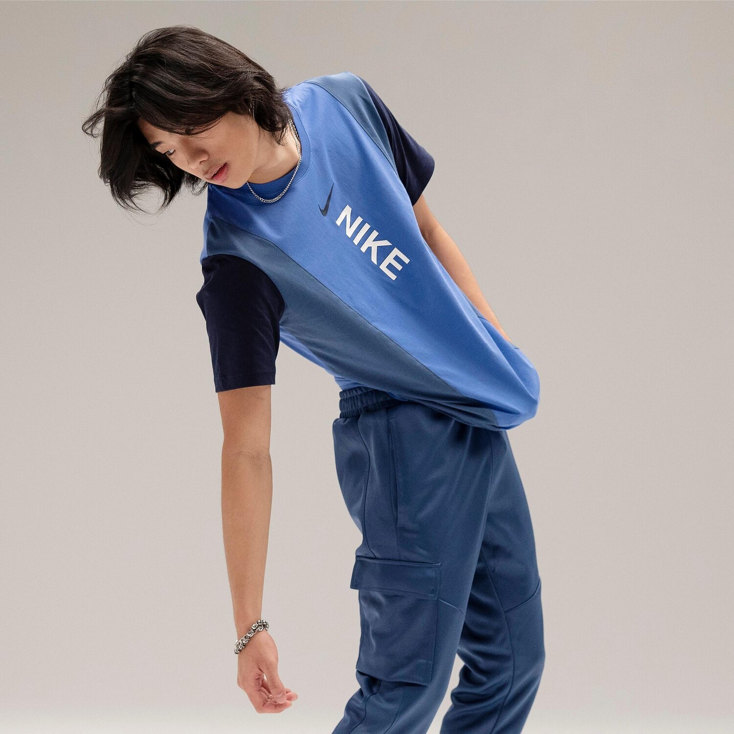

Мужская футболка с короткими рукавами Nike Sportswear Hybrid, синий