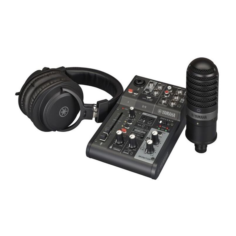 

Набор для Прямой Трансляции Yamaha AG03MK2 LSPK, черный