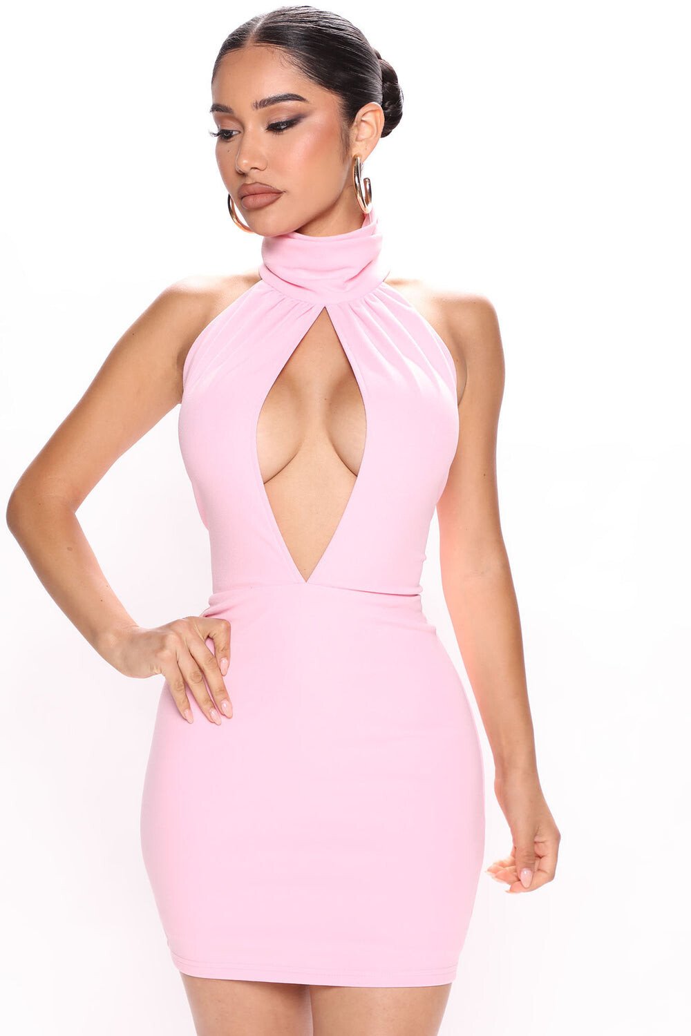 

Мини платье Fashion Nova 74800E, розовый