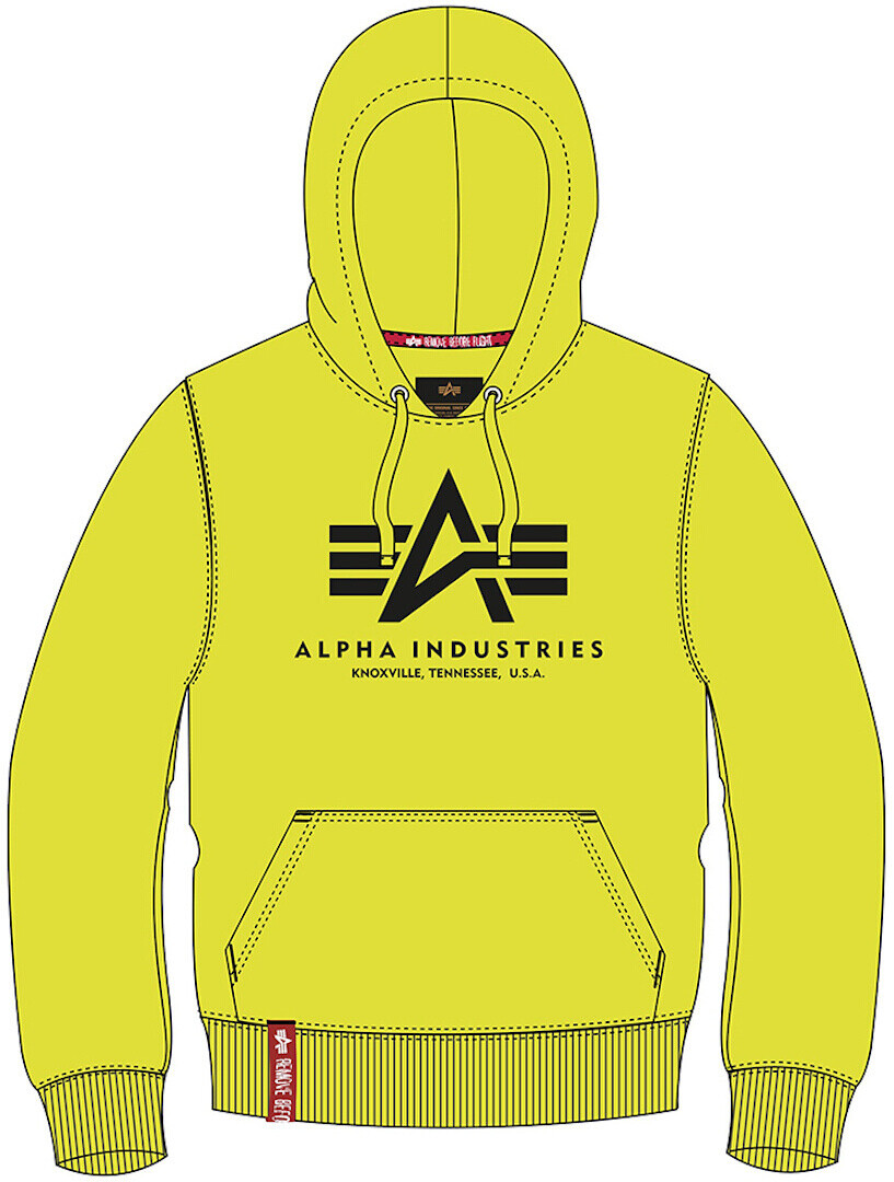 

Балахон Alpha Industries Basic Neon, желтый