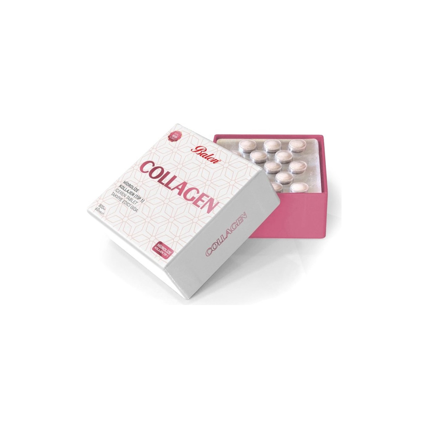 Пищевая добавка Balen Collagen 800 мг, 60 капсул colfarm травы в таблетках шалфей 30 таблеток