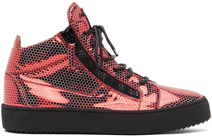 

Красные высокие кеды Kriss Giuseppe Zanotti