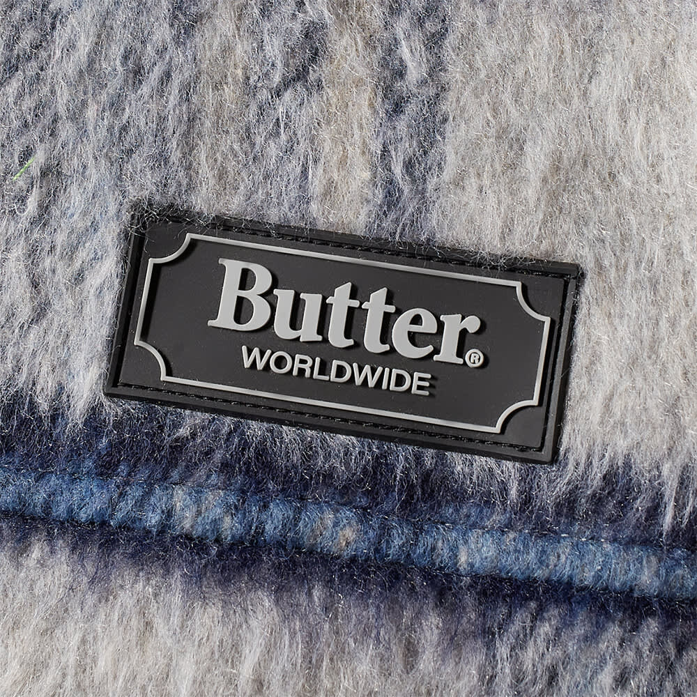 

Волосатая клетчатая куртка Lodge Butter Goods, Серый