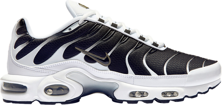 Nike tn air black and white online