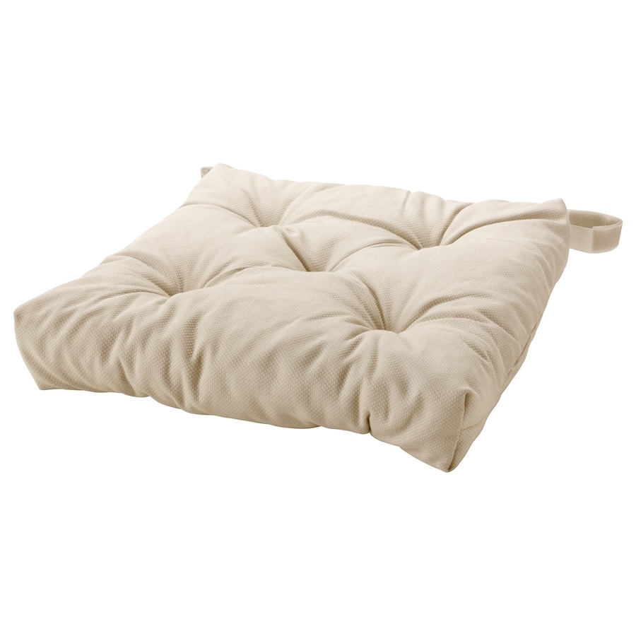 Подушка для стула Ikea Malinda, 40/35x38x7, светло-бежевый