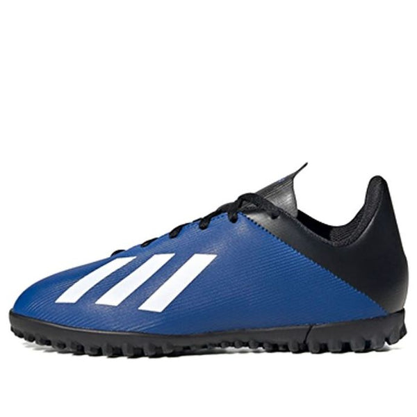 Кроссовки adidas X 19.4 Turf Boots Soccer Shoes K Blue, черный 2021 men football boots soccer cleats boots long spikes tf spikes ankle high top sneakers soft indoor turf futsal soccer shoes