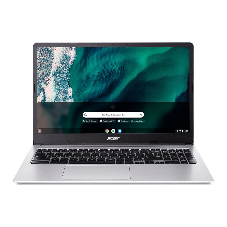 Ноутбук Acer Chromebook 315, 15.6" FHD 4ГБ/64ГБ, серебряный, английская клавиатура - фото