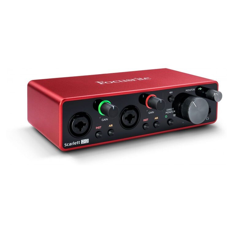 

Аудиоинтерфейс Focusrite Scarlett 2I2 третьего поколения