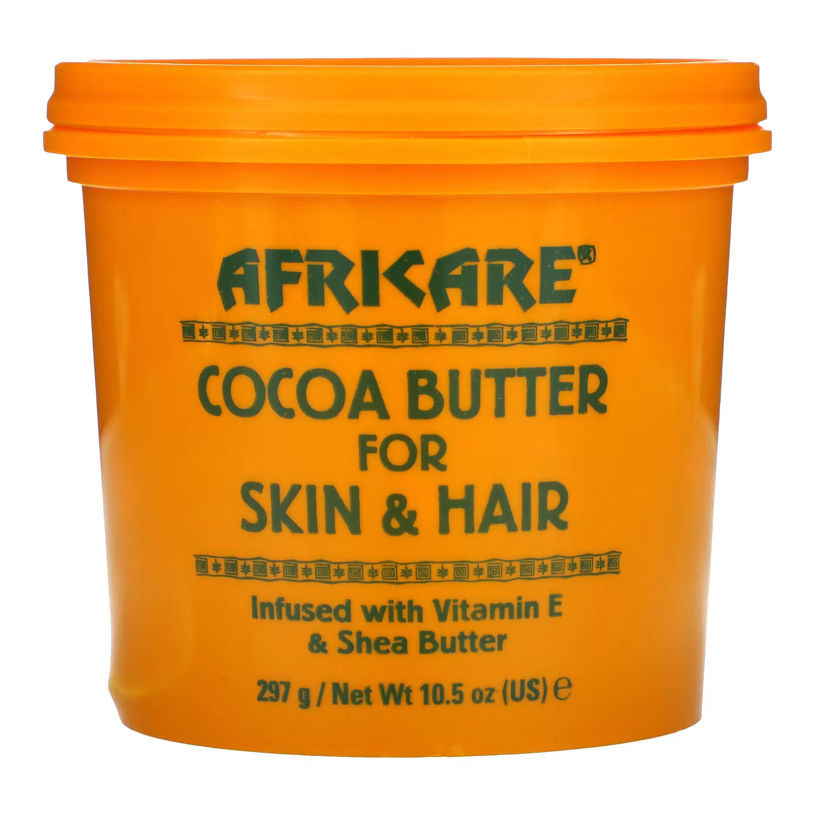 Cococare, Africare, какао-масло для кожи и волос, 297 г (10,5 унции) cococare africare питательное средство для волос с витамином е 198 г 7 унций