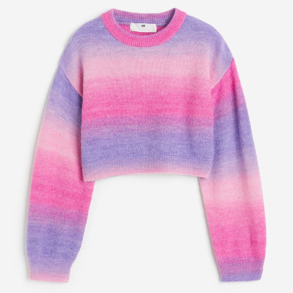 

Свитер H&M Kids Short, розовый/фиолетовый