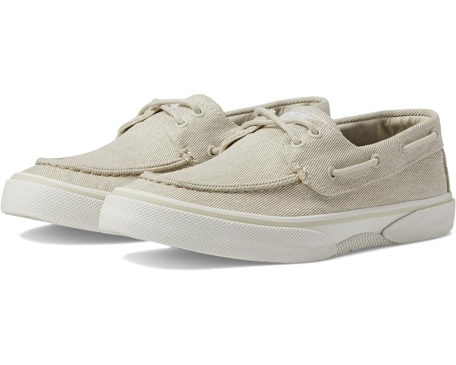 

Кроссовки Sperry Halyard 2-Eye Washed Twill, цвет Bone White