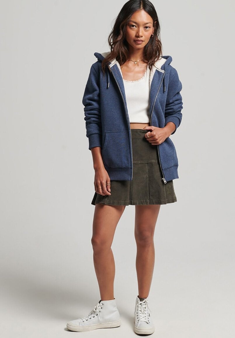 

Толстовка на молнии Superdry, Серый