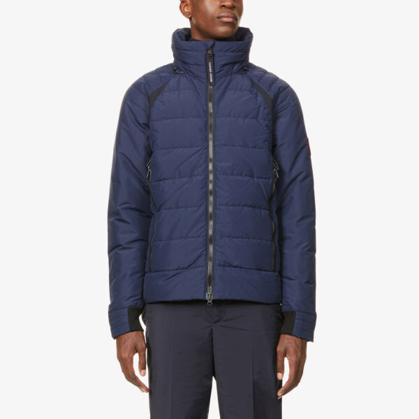 

Пуховик Hybridge Base с воротником-воронкой Canada Goose, цвет atlantic navy
