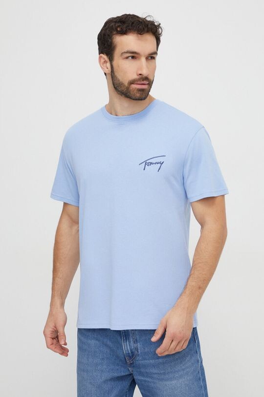 

Хлопковая футболка Tommy Jeans, синий