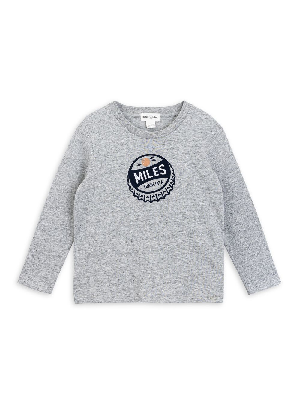 

Рубашка с графическим принтом Little Boy's Bottle Cap Miles the Label, серый