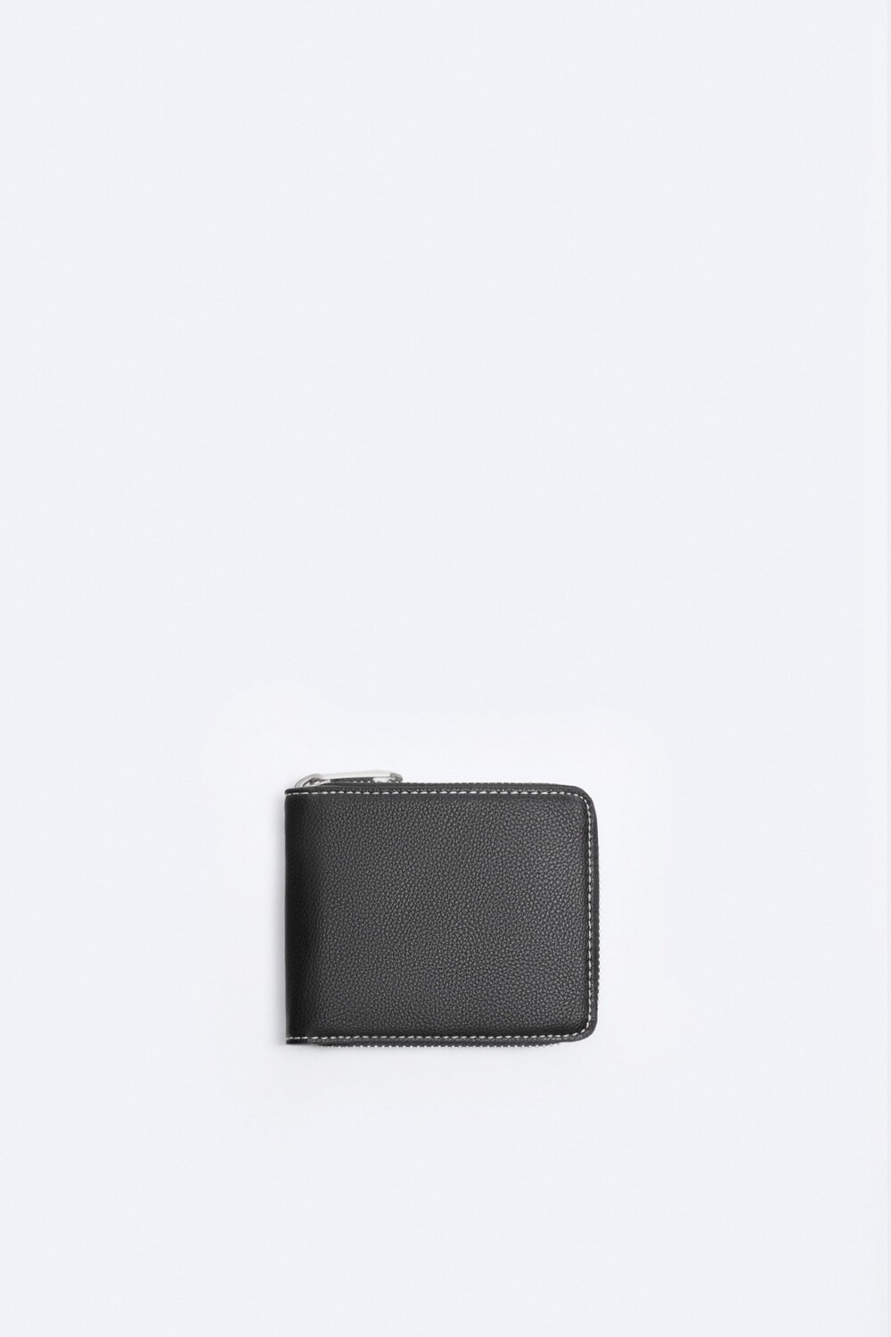 

Кошелек с декоративной вышивкой Zara, черный