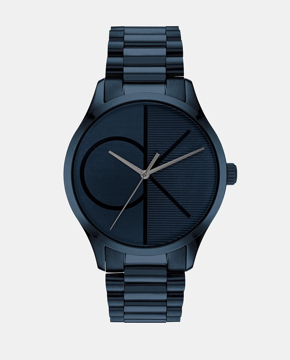 

Мужские часы Iconic 25200166 из серой стали Calvin Klein, серый