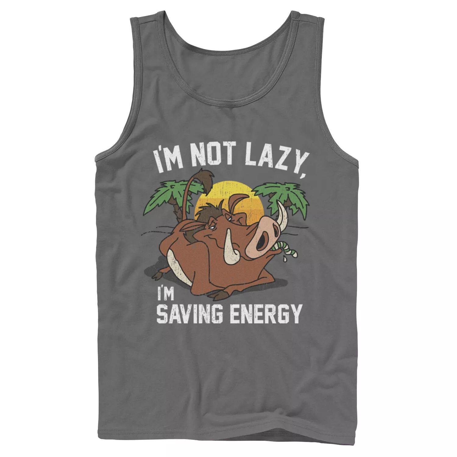 

Мужская майка Disney Lion King Lazy Pumbaa Licensed Character