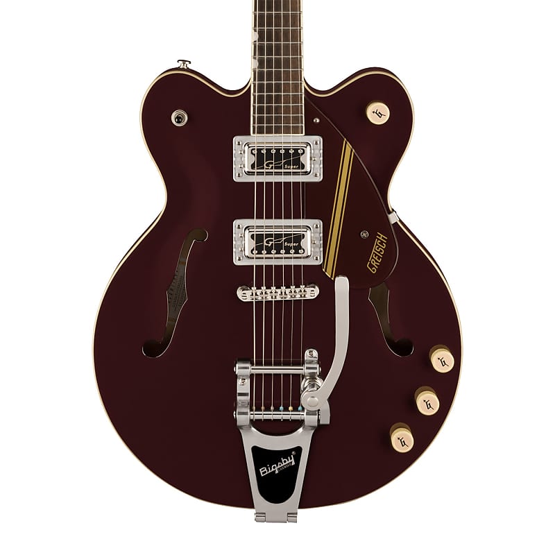 Электрогитара Gretsch G2604T Limited Edition Streamliner Rally II Center Block with Bigsby - Laurel Fingerboard, Two-Tone Oxblood/Walnut Stain