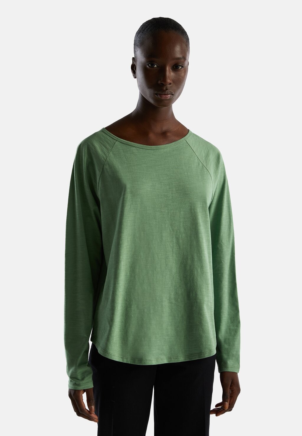 

Рубашка с длинным рукавом United Colors of Benetton, зеленый