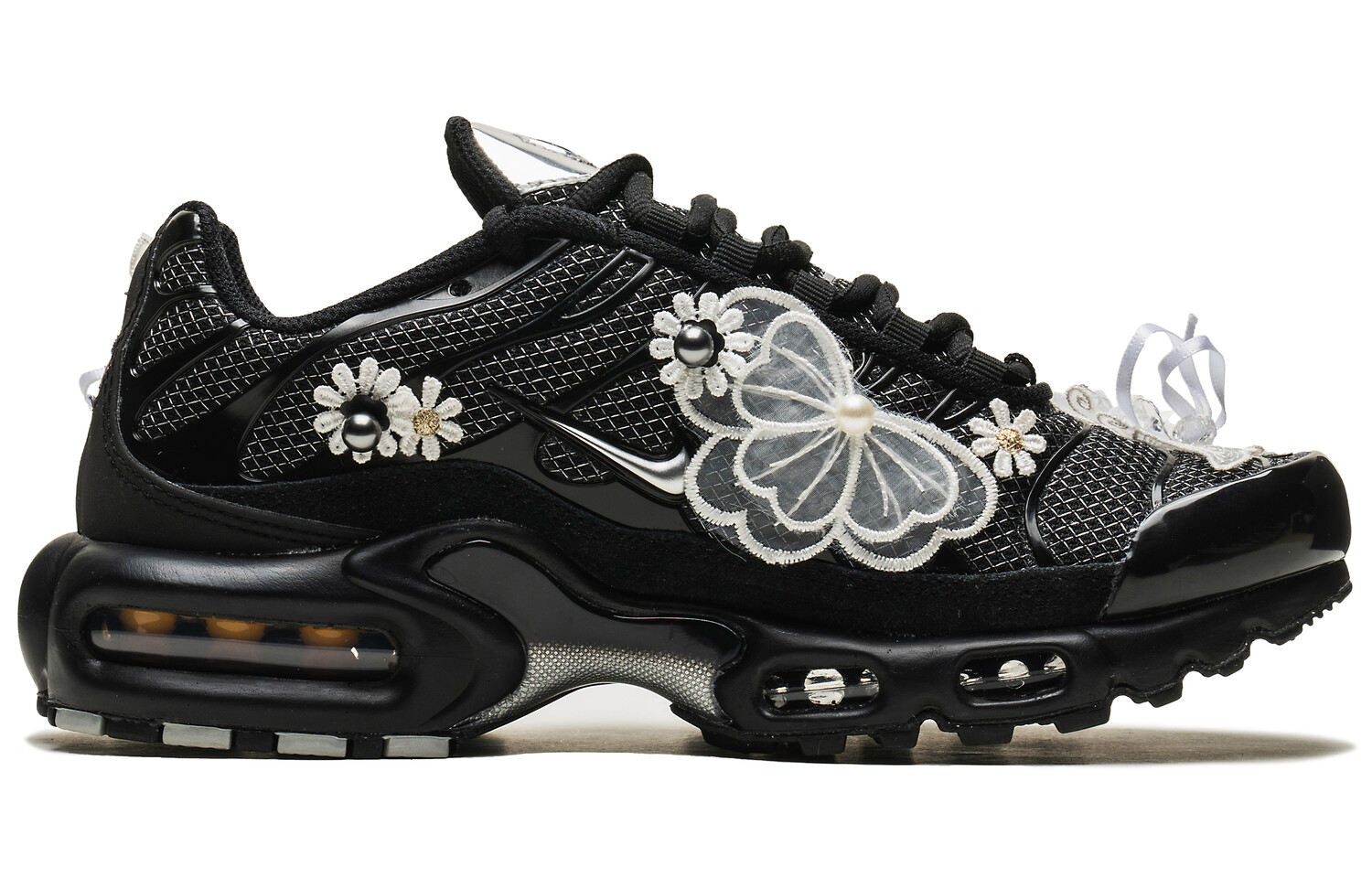 

Кроссовки Air Max Plus женские с низким верхом, черные Nike