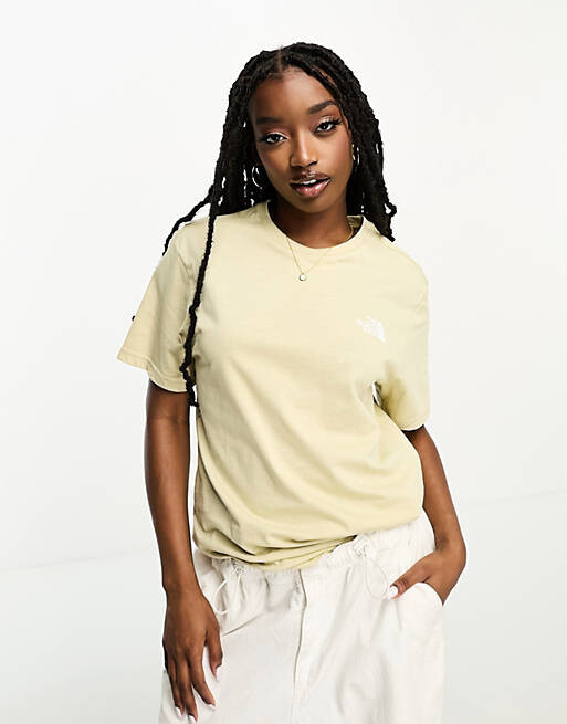 

Бежевая футболка-бойфренд The North Face Simple Dome, Бежевый