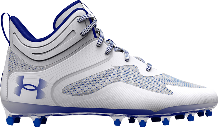 

Бутсы Under Armour Command MC Mid White Royal, белый