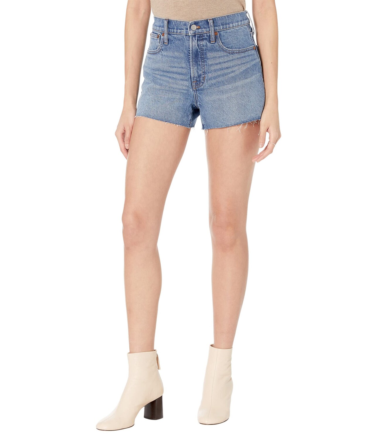 

Шорты Madewell, The Perfect Jean Short in Burnett Wash: TENCEL Lyocell Edition