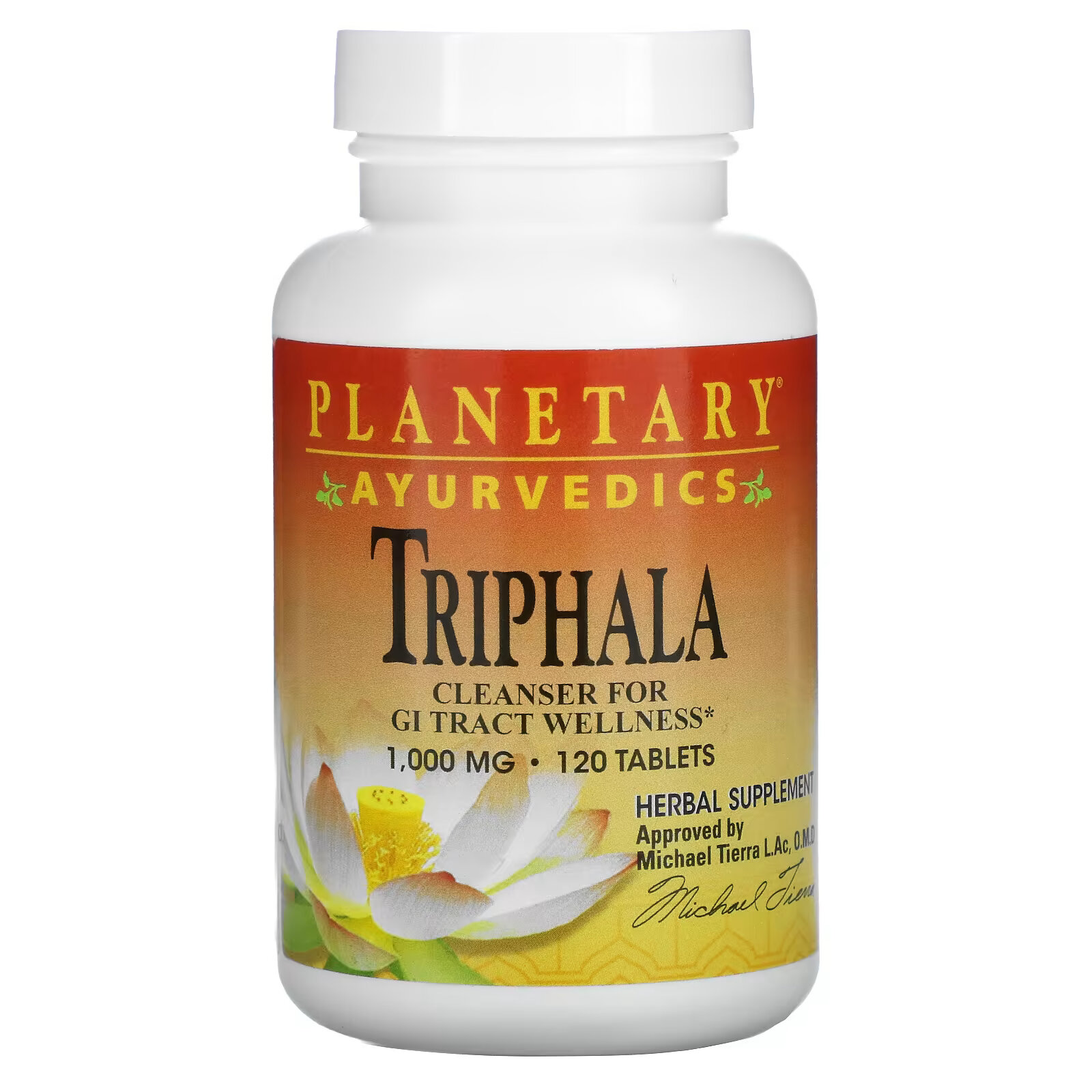 Planetary Herbals, Ayurvedics, трифала, 1000 мг, 120 таблеток planetary herbals ayurvedics triphala gold 1000 мг 120 таблеток