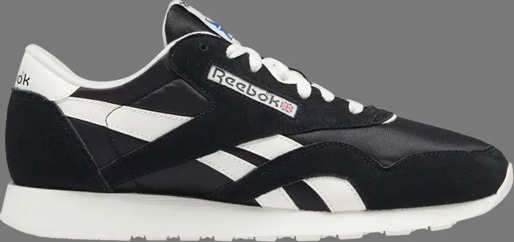 

Кроссовки classic nylon 1991 vintage 'black chalk' Reebok, черный