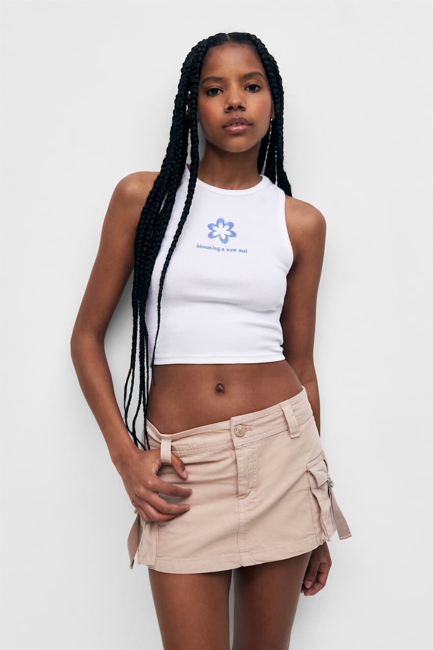 

Мини-юбка карго Pull&Bear