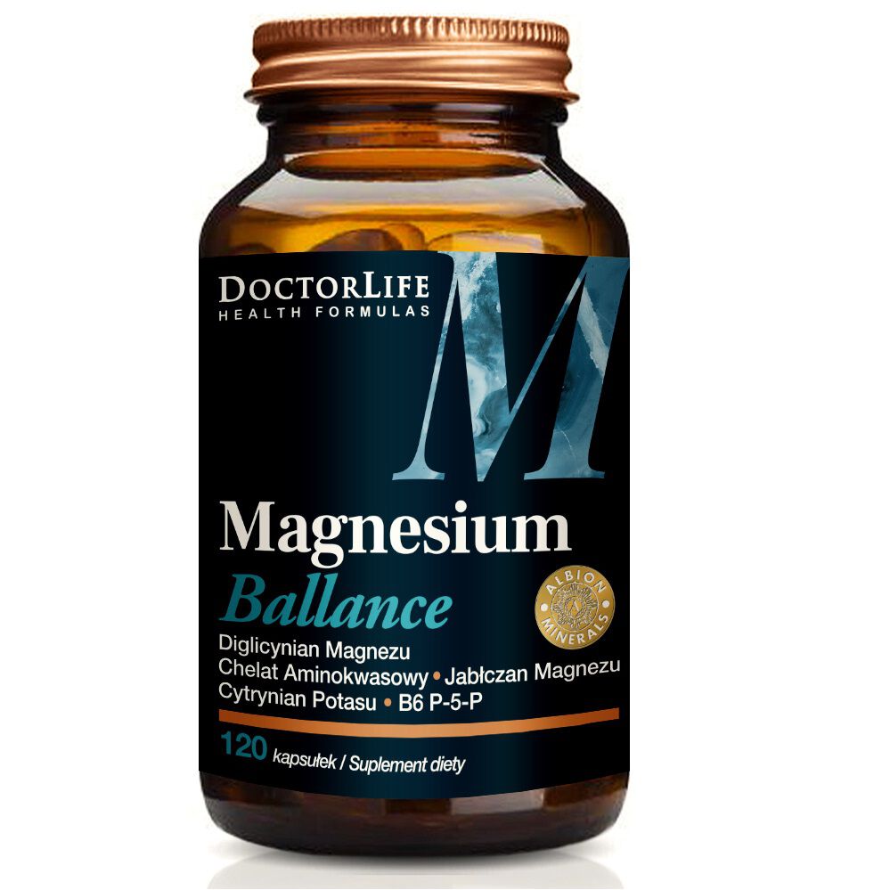 Doctor Life Magnesium Ballance пищевая добавка цитрат магния и малат магния 240 мг, 120 капс./1 упак.