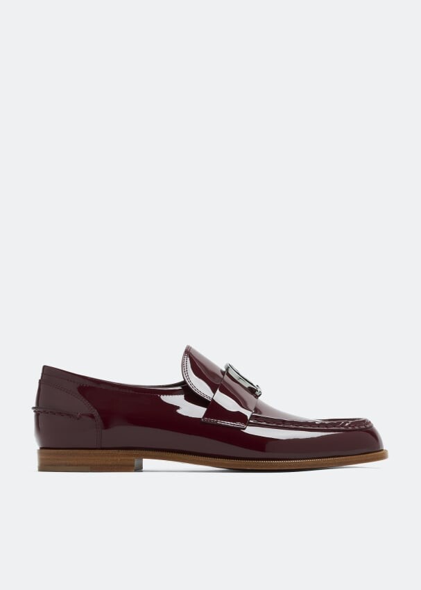 

Лоферы CHRISTIAN LOUBOUTIN CL Moc loafers, бордовый