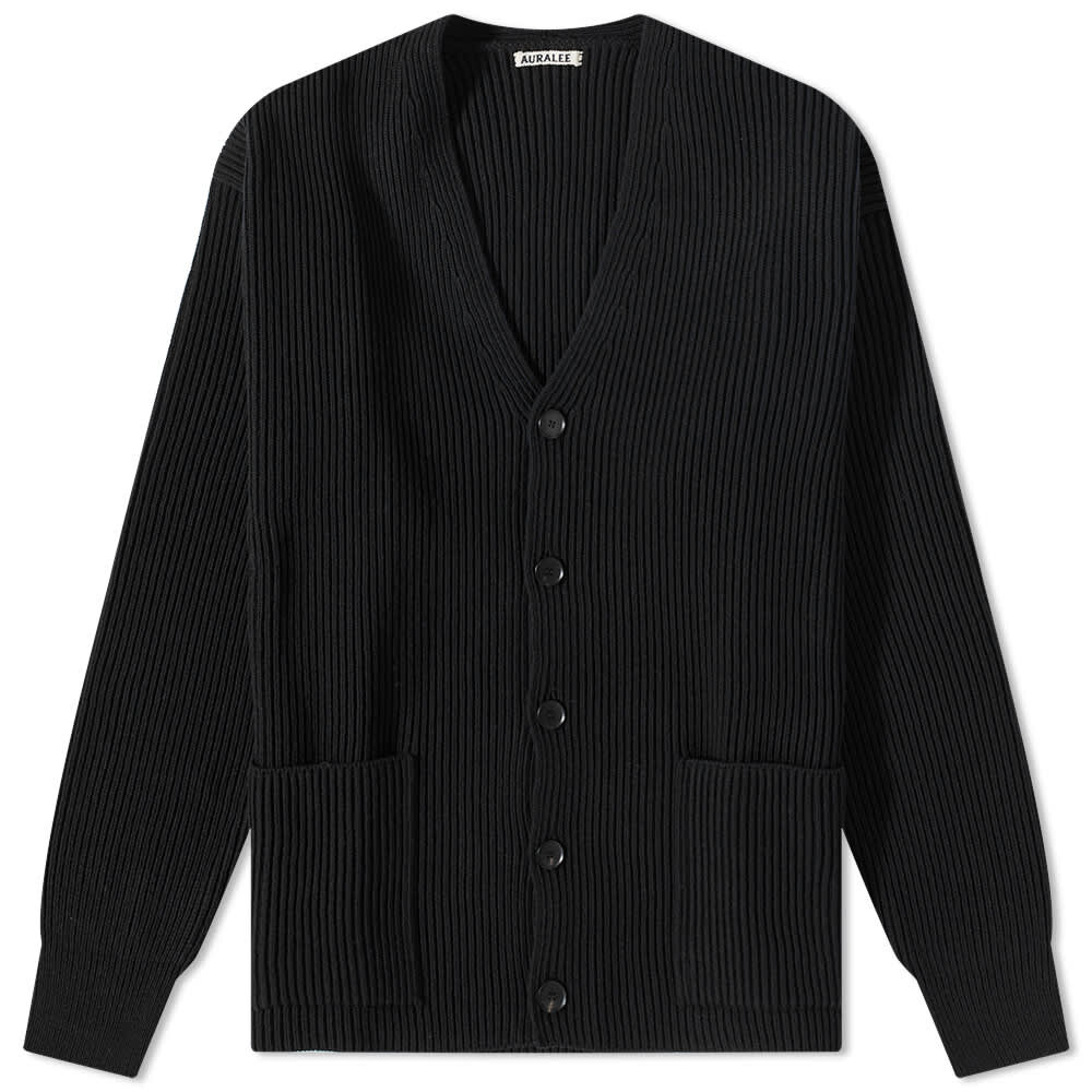 

Джемпер Auralee Rib Knit Cardigan, Черный