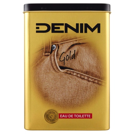DENIM Gold Metal Box Одеколон 100мл