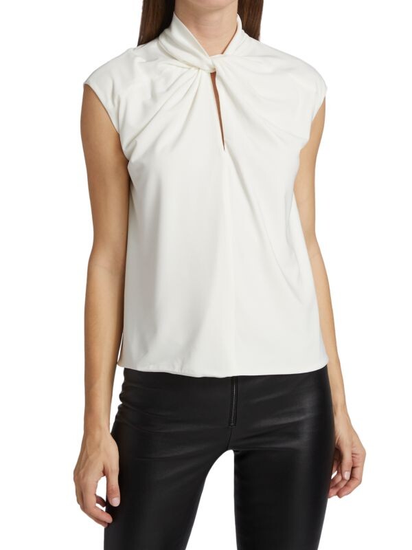 

Топ alanna с перекручиванием спереди Halston Pristine