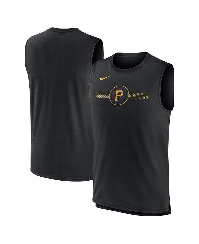 

Мужская черная майка Pittsburgh Pirates 2023 City Connect Muscle Tank Nike, черный