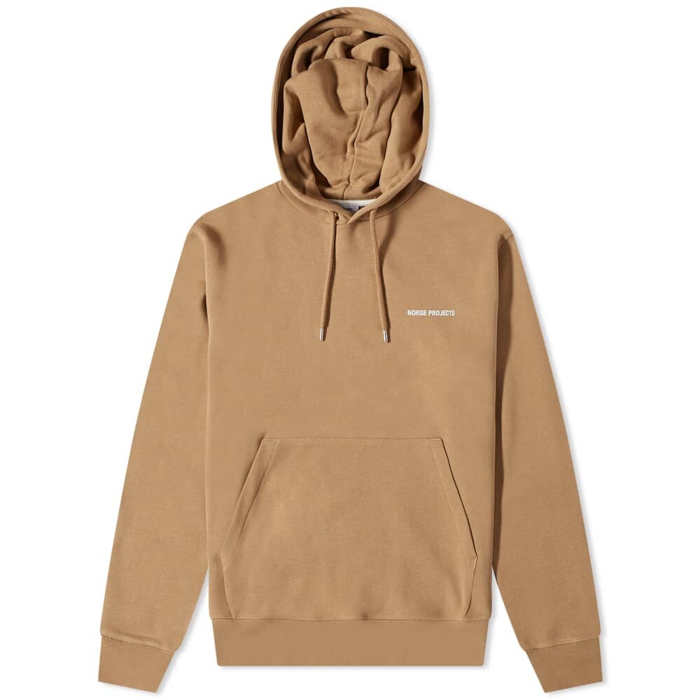 

Толстовка Norse Projects Arne Logo Popover Hoody, Коричневый