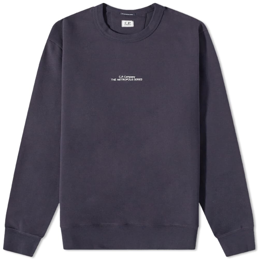 

Толстовка C.P. Company Metropolis Centre Logo Crew Sweat, Серый