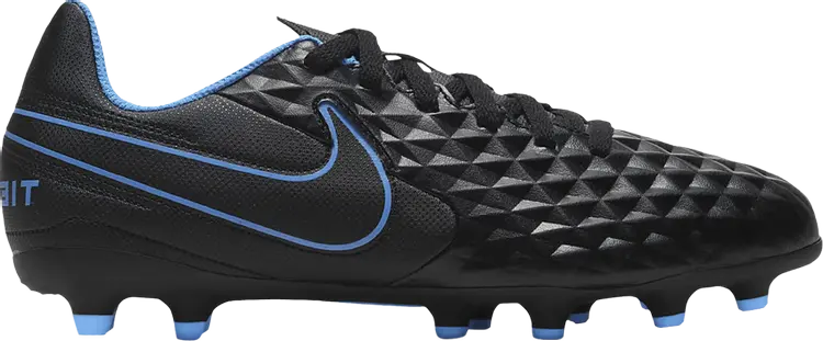 

Бутсы Nike Tiempo Legend 8 Club MG GS 'Black Light Photo Blue', черный