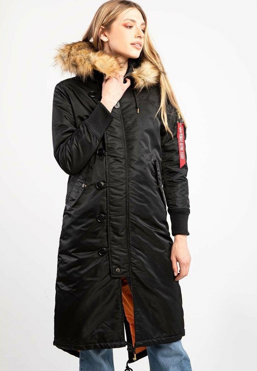 

Пальто зимнее Alpha Industries, черный