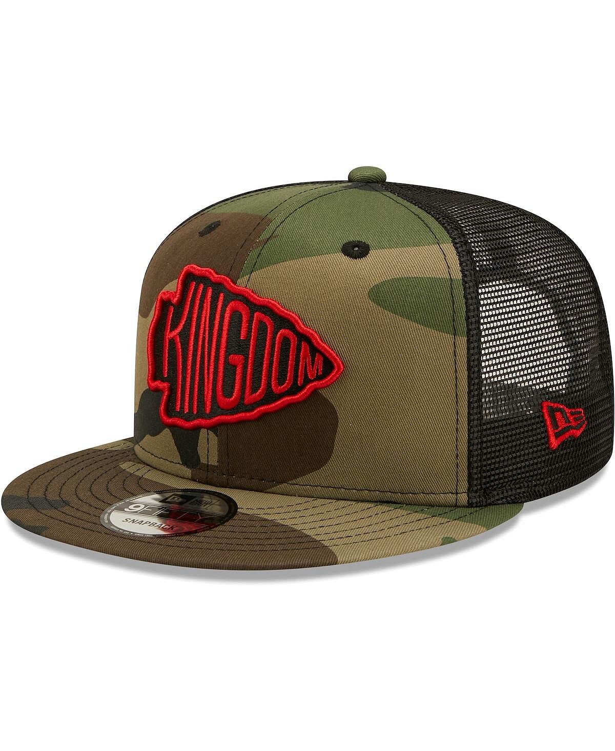

Мужская камуфляжная кепка Kansas City Chiefs Woodland Trucker 2.0 9FIFTY Snapback New Era