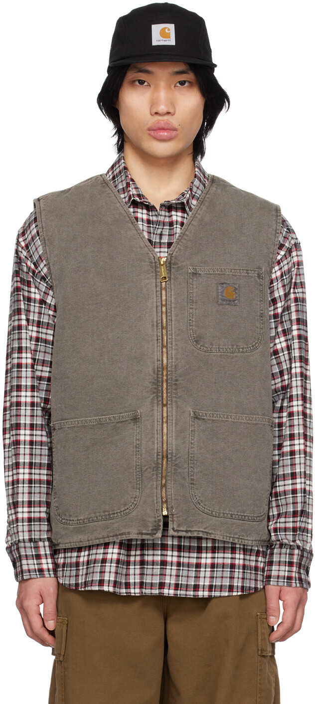 

Жилет серого дерева Carhartt Work In Progress