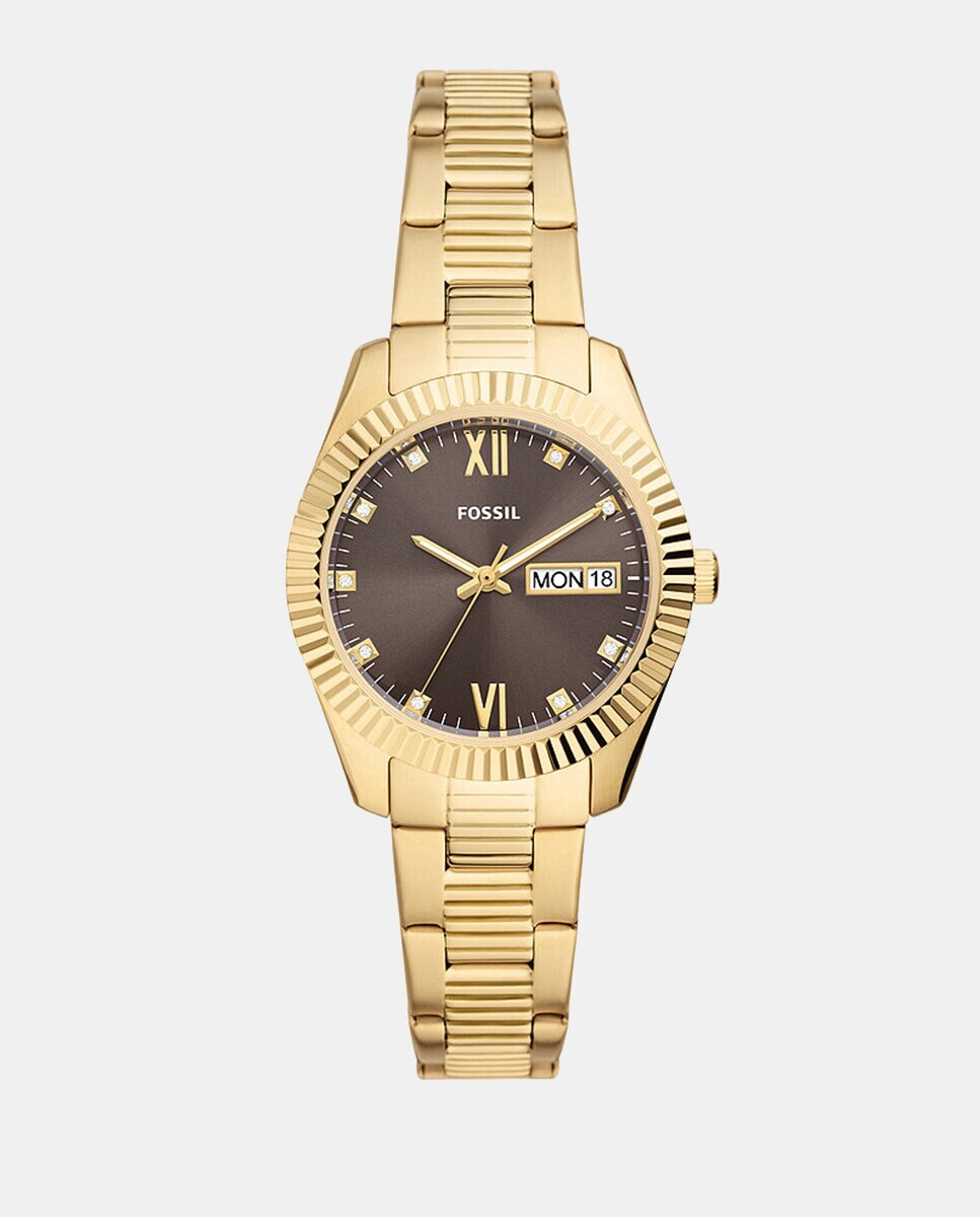 

Scarlette ES5206 женские часы из золотой стали Fossil, золотой