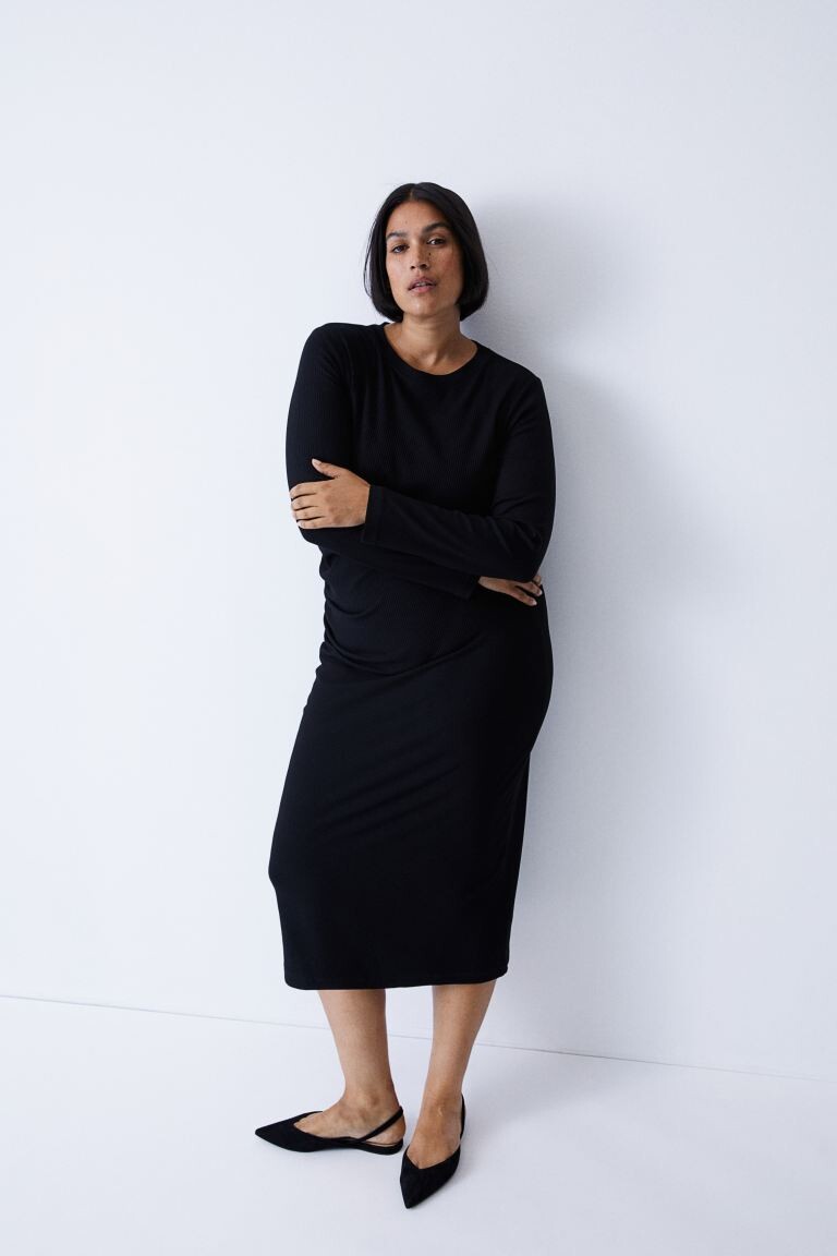 

Облегающее платье со сборками H&M