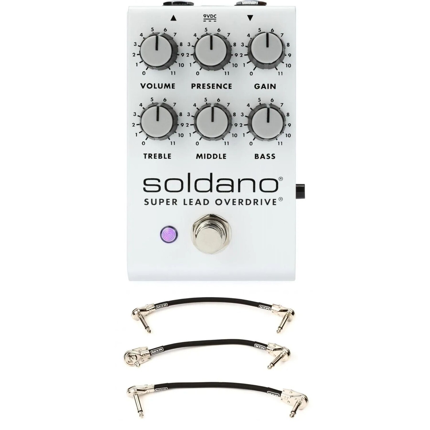 

Педаль Overdrive Soldano Super Lead с 3 соединительными кабелями